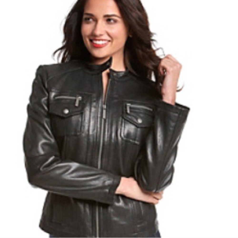 Authentic MICHEAL KORRS motocross leather jacket